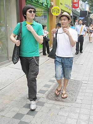 写真で見る明洞ファッションチェック！【２００８年８月】 ８月の服装8月の服装
