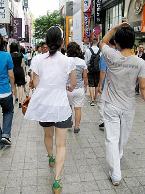 写真で見る明洞ファッションチェック！【２００８年８月】 ８月の服装8月の服装