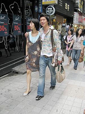 写真で見る明洞ファッションチェック！【２００８年８月】 ８月の服装8月の服装