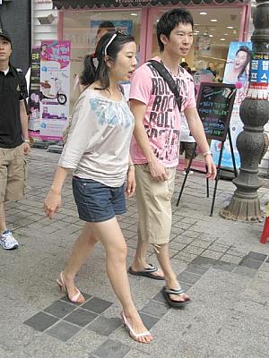 写真で見る明洞ファッションチェック！【２００８年８月】 ８月の服装8月の服装