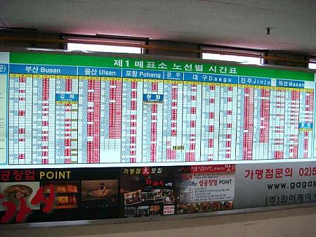 慶州・釜山へのバス節約旅行！！