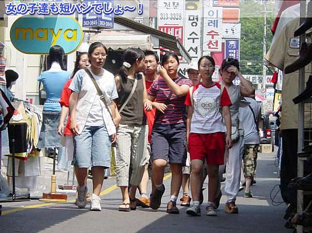 夏の定番メンズファッションお出まし！サンダル＆短パンルック！！ -新村・梨大にて