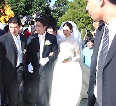 本日、快晴の中、女優のシンウンギョンさんの結婚式が行われました〜！！ -シェラトングランドウォーカーヒル・ジェイドガーデンにて