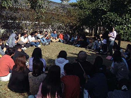 ヨーコの釜山留学特派員レポート・第１回「釜山大学語学堂の野遊会レポート」