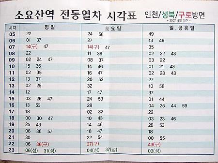 しろっちの１泊２日ソウル旅行記（２００７年８月）