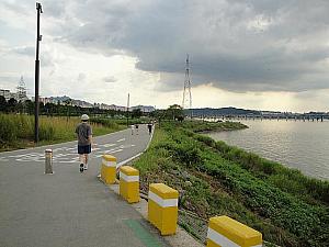 漢江を歩いて渡ってみました！