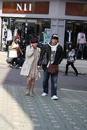 写真で見る釜山ファッションチェック！【２０１０年３月】 釜山大学前 釜山のファッション情報 ３月の服装3月の服装