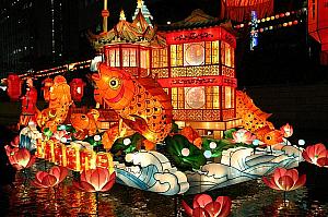 上海のイェウォン燈祭り