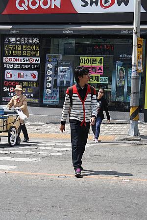 写真で見る釜山ファッションチェック！【２０１１年４月】 釜山大学 釜山ファッション フラットシューズ ４月の服装4月の服装