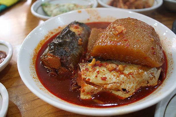一番人気は定食に出てくるサバの辛煮！