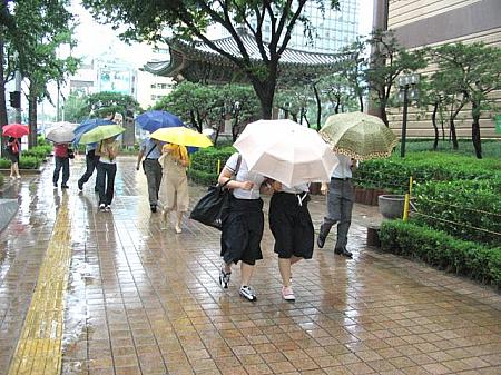 8/28 9:00 ソウルに台風警報－＞解除