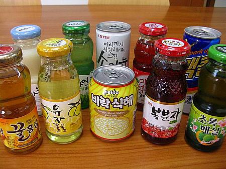 韓国ジュース飲み比べ！！ 韓国ドリンク飲み比べ