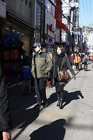 写真で見る釜山のファッションチェック！！！【2013年1月】 １月の服装1月の服装