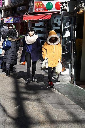写真で見る釜山のファッションチェック！！！【2013年1月】 １月の服装1月の服装