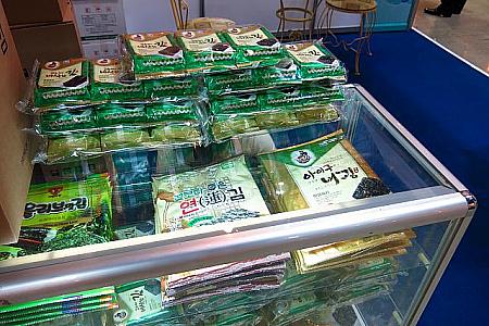 お馴染みの韓国海苔もあります。