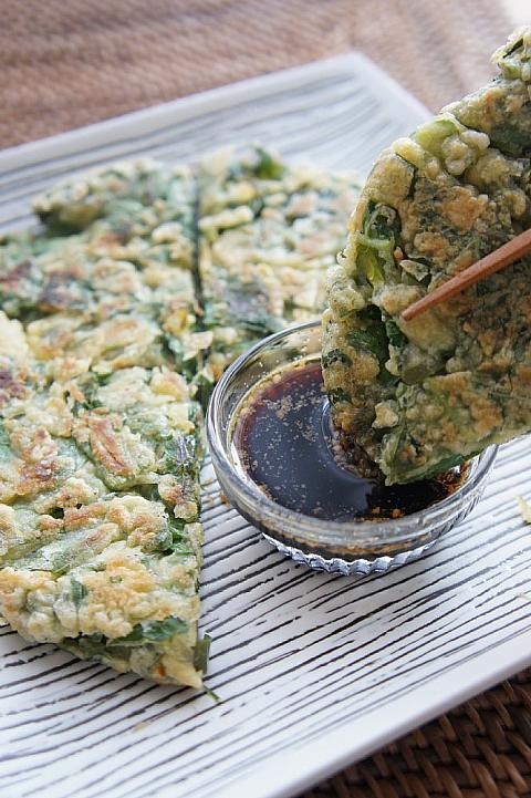 みゆき先生の簡単 おいしい韓国料理レシピ えごまの葉のチヂミ