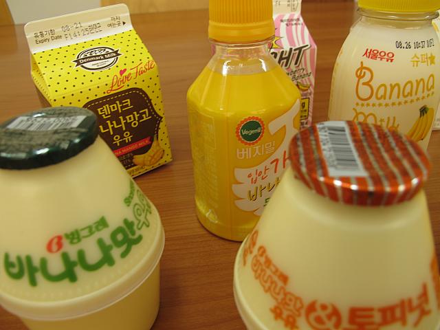 韓国の国民的飲み物 バナナ牛乳飲み比べ ソウルナビ
