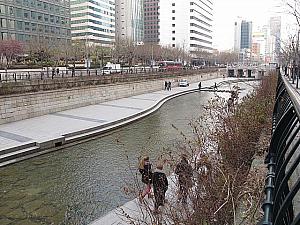 冬の清渓川