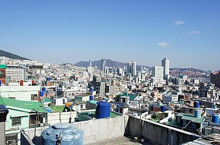 展望台からの絶景！釜山港大橋も見えます！