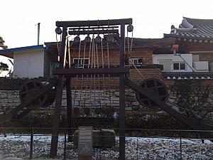 水原城の施工に使われた滑車