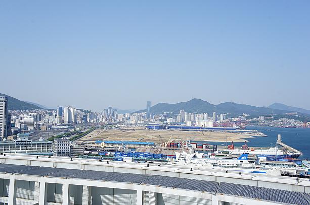 釜山北港周辺では再開発工事が行われています！