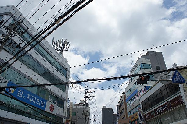 午前中はどんよりとした雲り空でしたが午後からはお天気も回復して蒸し暑い釜山！
