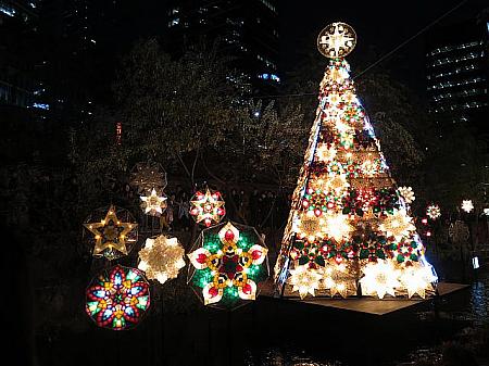 「クリスマスカピス灯篭」フィリピン
