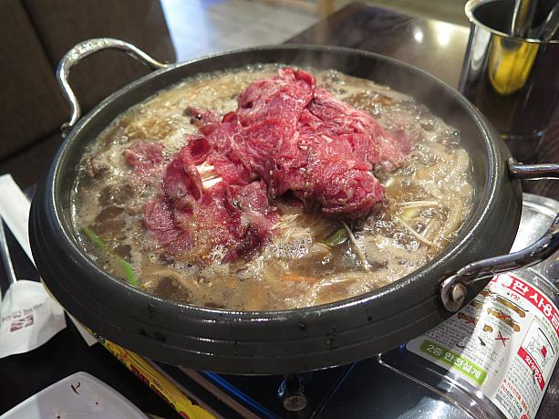 でもやっぱり食べ納めはハヌ（韓牛）のプルコギ！