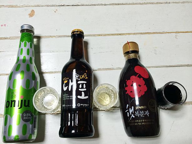 【プチフード】お酒好き必見！ポップンジャや梅酒など！ サンサチュン お酒 ポップンジャ ぺクセジュ 百歳酒 梅酒 デポ メイ メファス ソルジュンメミョンジャッ