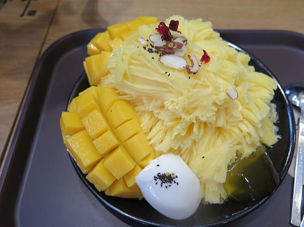 氷の形が独特なビンス！今年の夏も新しいピンスがどんどん登場しそう～