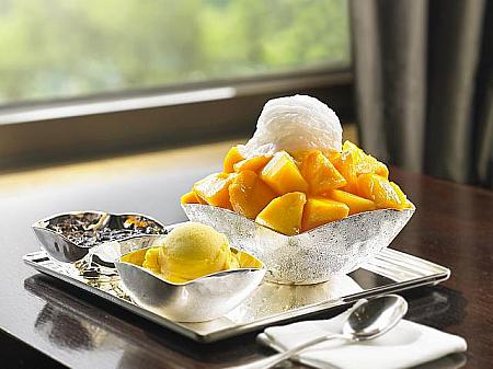 ソウル新羅ホテルにて名物メニュー済州産のアップルマンゴーかき氷を販売開始！ かき氷 マンゴーかき氷 ホテルのパッピンスホテルのかき氷