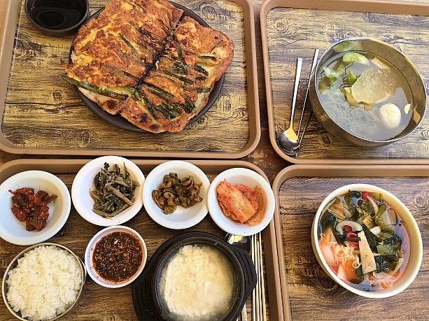 民俗村にふさわしい素朴な韓国料理がいっぱい！