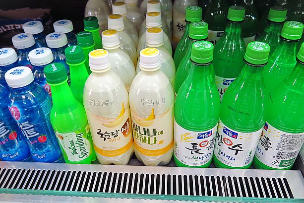 マッコリも捨てがたい！今人気のバナナ味。いろんなバナナ味のものが出てるけど、マッコリのバナナ味も出ています！