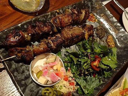 Lamb Kebab (24200ウォン）