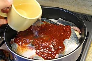 主婦料理企画・韓国料理を作ろう~「コドゥンオチョリム」編！ サバ料理 韓国料理 韓国家庭料理 手作り韓国煮魚