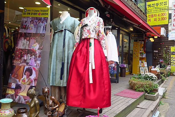 その韓服人気からか最近、仁寺洞では韓服のお店がぐっと増えたような！？