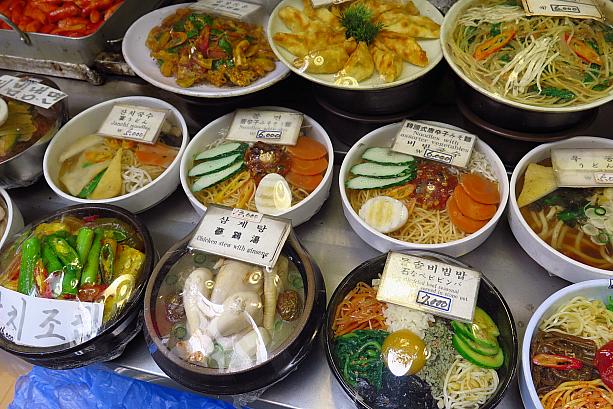 どれも韓国語の料理名だけじゃなく、日本語や英語の訳も付いています。