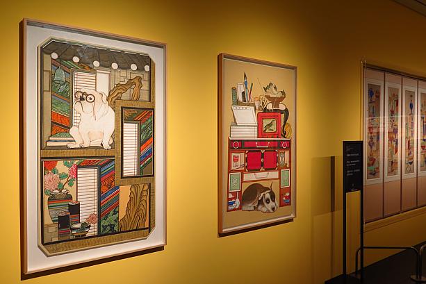 伝統的な絵画に現代アートが？