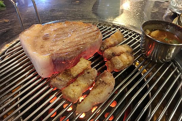 フッテジ/黒豚焼肉（600gで57,000ウォン）＠トンサドン