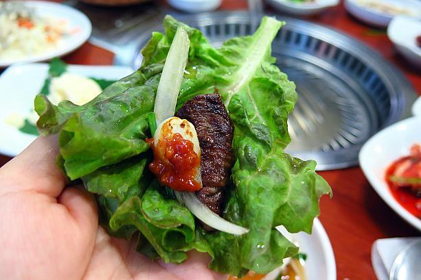牛カルビ焼肉（600gで48,000ウォン）＠漢南洞のチョンウォンガーデン
