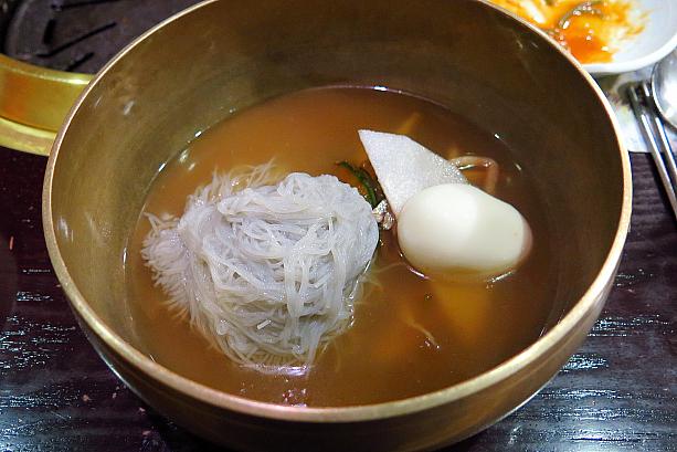 フシッネンミョン/食後の冷麺（5,000ウォン）＠太白山脈