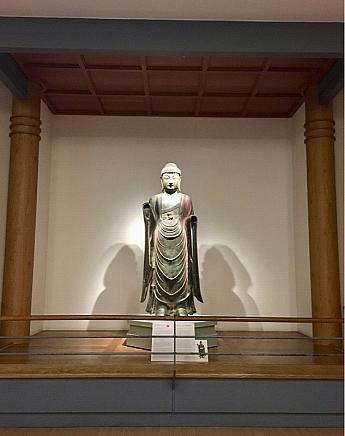 『国立慶州博物館』金銅薬師仏立像
