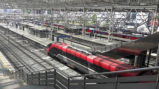 お、列車がホームに入ってきました。赤いのはセマウル号の新型車両、itxセマウル～。ちなみに、韓国初の特急列車として49年間がんばってきた昔のセマウル号は先月引退…。<Br>今度の韓国旅行はソウルから地方へ、列車の旅はいかが？？