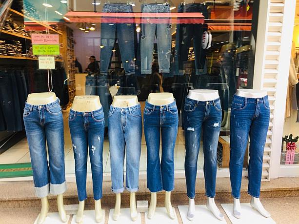 韓国でジーンズを買っていく人も多いですよね！