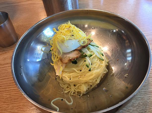 釜山で麺類といえばミルミョン！ランチにいかがですか？