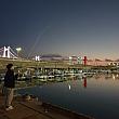 落ちると、広安大橋の夜景も楽しめる場所です。