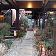 松岩旅館(ソンアムヨグァン）。歴史のある建物を復元させたとか。ここはお好み焼きや鍋料理などのお店。