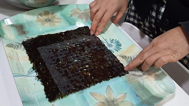 韓国の海苔お菓子『キムブガク』を作ってみよう！
