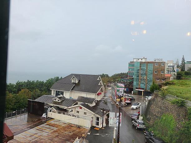 今日はしとしと雨降りの釜山。