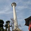 龍頭山公園の釜山タワー。